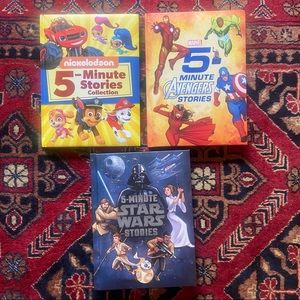 5min stories LOT avengers,Star Wars, paw patrol, Nickelodeon